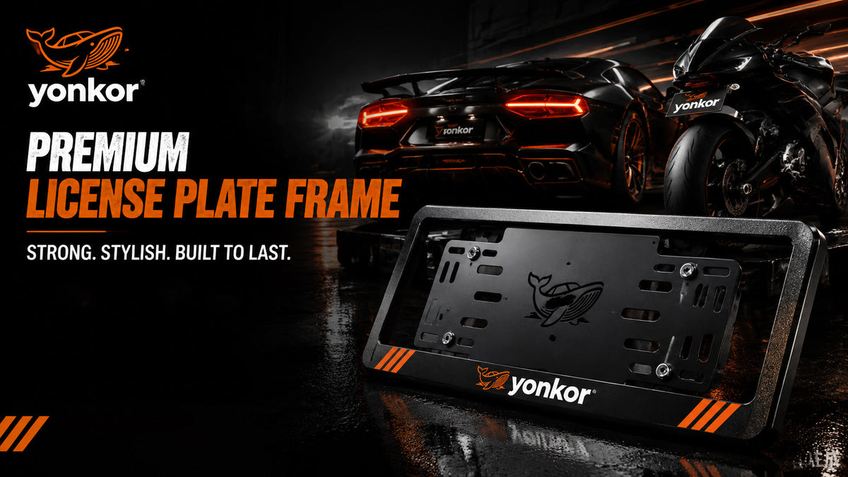 Moto License Plate Frame