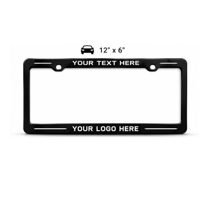 Custom License Plate Frame for Cars & Motorcycles