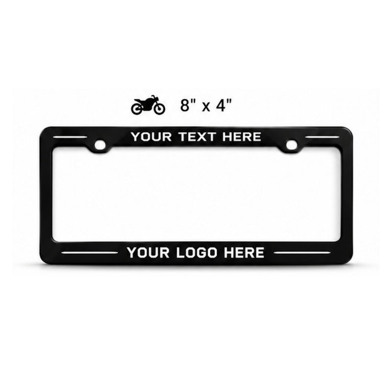 Custom License Plate Frame for Cars & Motorcycles